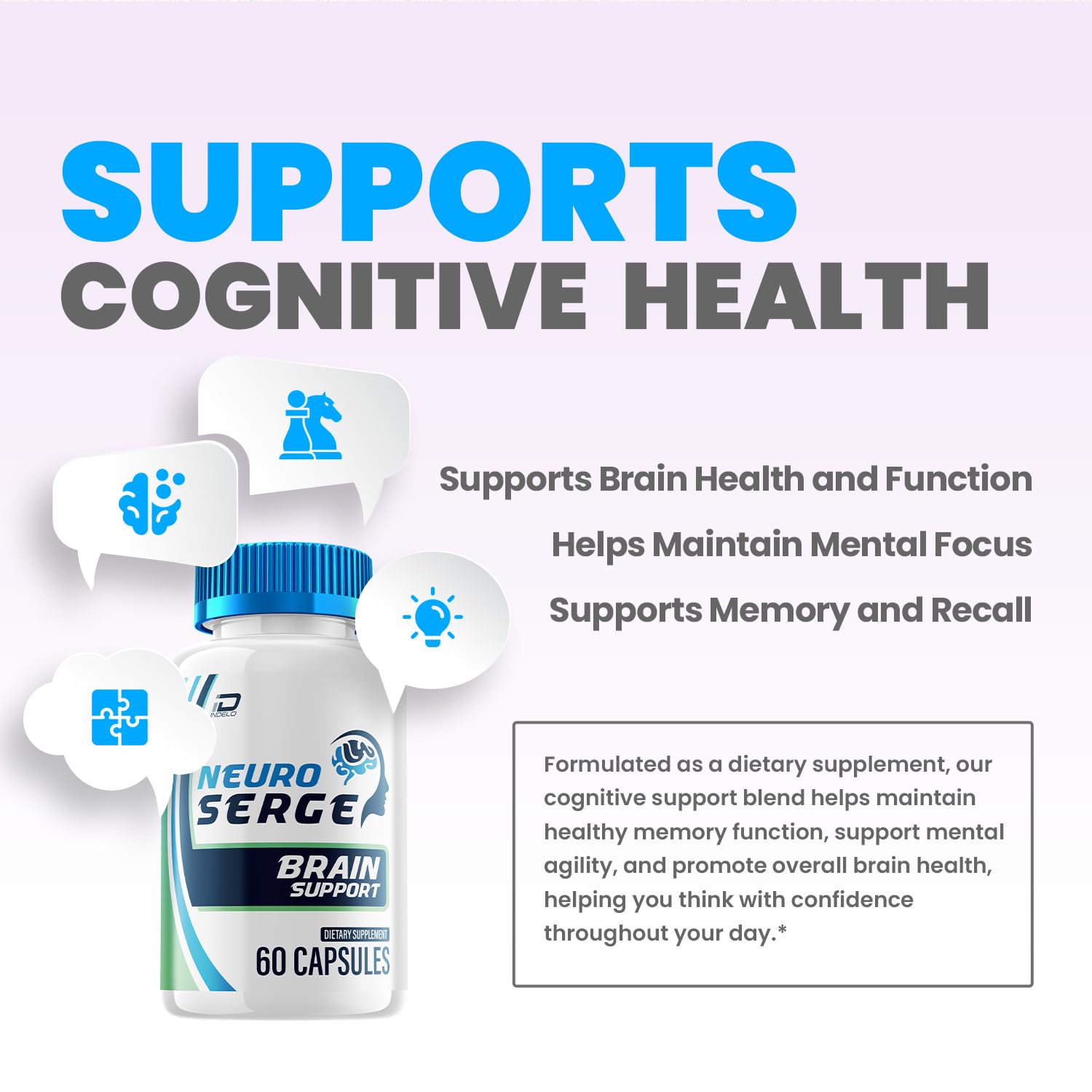 Neuro Serge Upgrade Your Mind: The Elite Nootropic for Razor-Sharp Focus and Lasting Mental Clarity - Imagem 6